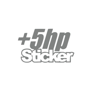 5 Hp Sticker 17x17 Cm Gri