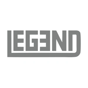 Legend Efsane Sticker 17x17 Cm Gri