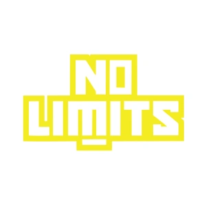 No Limit Sticker 17x17 Cm Sarı