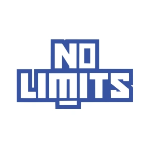 No Limit Sticker 17x17 Cm Mavi
