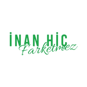 İnan Hiç Fark Etmez Sticker 17x17 Cm Yeşil