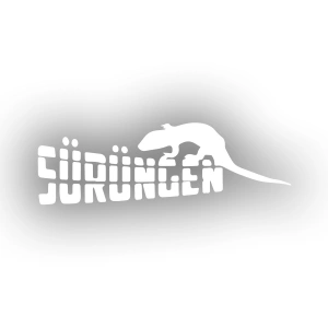 Sürüngen Sticker 17x17 Cm Beyaz