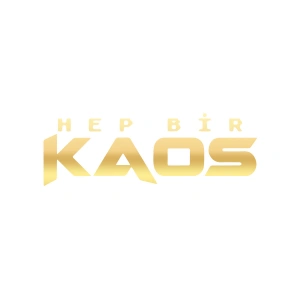 Hep Bir Kaos Sticker 17x17 Cm Gold