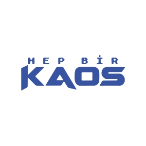 Hep Bir Kaos Sticker 17x17 Cm Mavi