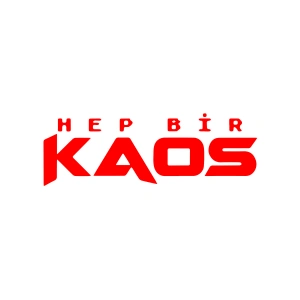 Hep Bir Kaos Sticker 17x17 Cm Kırmızı
