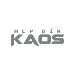 Hep Bir Kaos Sticker 17x17 Cm Gri