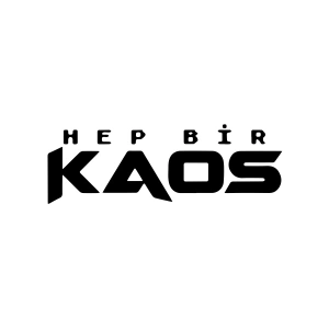 Hep Bir Kaos Sticker 17x17 Cm Siyah