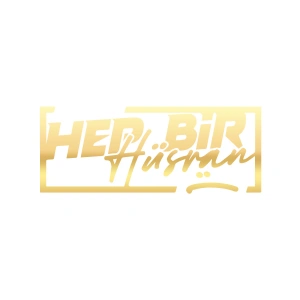 Hep Bir Hüsran Sticker 17x17 Cm Gold