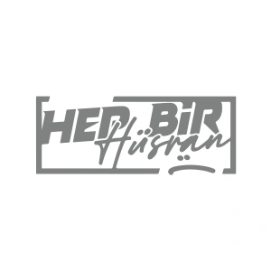 Hep Bir Hüsran Sticker 17x17 Cm Gri