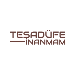 Tesadüfe İnanmam Sticker 17x17 Cm Kahverengi