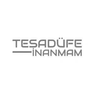 Tesadüfe İnanmam Sticker 17x17 Cm Gri