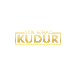 Sen Biraz Kudur Sticker 17x17 Cm Gold