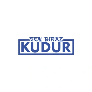 Sen Biraz Kudur Sticker 17x17 Cm Mavi