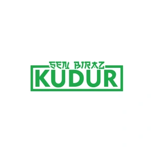 Sen Biraz Kudur Sticker 17x17 Cm Yeşil
