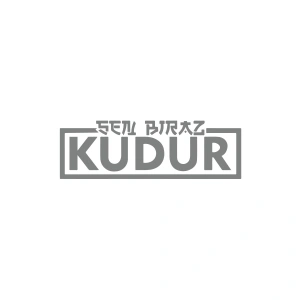 Sen Biraz Kudur Sticker 17x17 Cm Gri