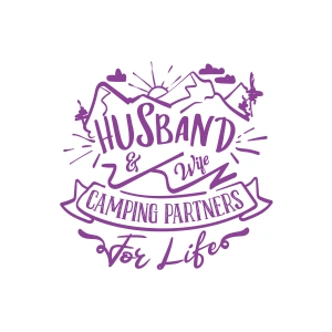 Husband Sticker 17x17 Cm Mor