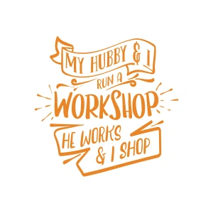 Workshhop Sticker 17x17 Cm Turuncu