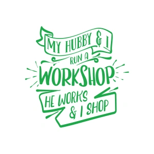 Workshhop Sticker 17x17 Cm Yeşil