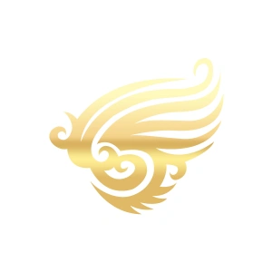 Kanat Tribal Sticker 17x17 Cm Gold