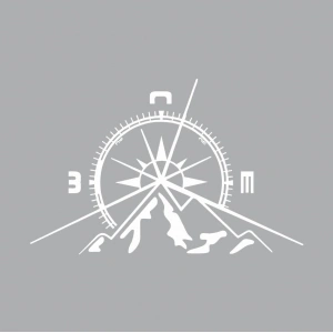 Duster Oto Logo Sticker17x17 Cm Beyaz