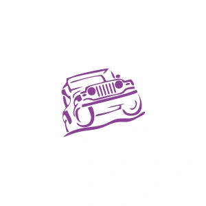 Jeep Offroad Sticker 17x17 Cm Mor
