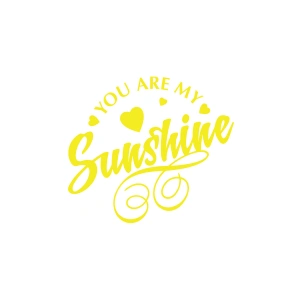 Sunshine Sticker 17x17 Cm Sarı
