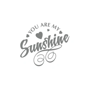 Sunshine Sticker 17x17 Cm Gri