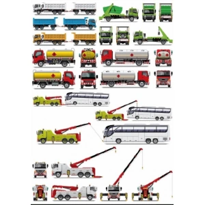 İş Makineleri Sticker SEt