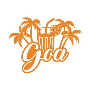 Goa Sticker 17x17 Cm Turuncu