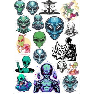 Uzay Sticker Set