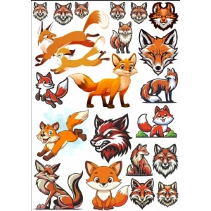 Tilki Sticker Set