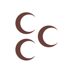 Üç Hilal Sticker 17x17 Cm Kahverengi