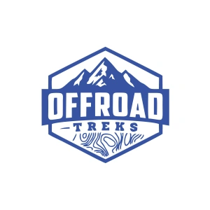 Offroad ve Dağ Sticker 17x17 Cm Mavi