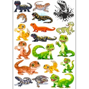 İguana Sticker Set