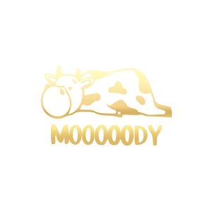 Moody Sticker 17x17 Cm Gold
