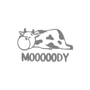 Moody Sticker 17x17 Cm Gri