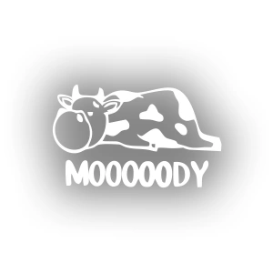 Moody Sticker 17x17 Cm Beyaz