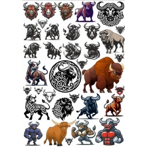Boğa Sticker Set