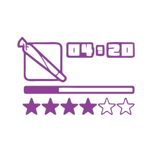 GTA Sticker 17x17 Cm Mor