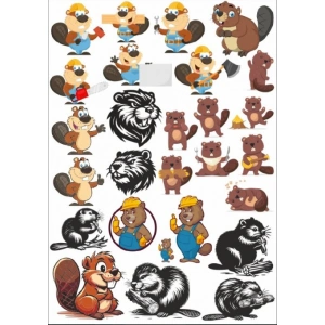 Köstebek Sticker Set