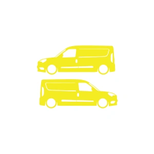 Basık Doblo Sticker 17x17 Cm Sarı