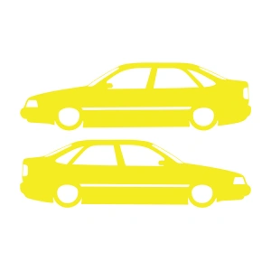 Basık Tempra Sticker 17x17 Cm Sarı