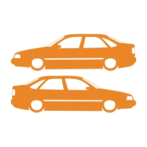 Basık Tempra Sticker 17x17 Cm Turuncu