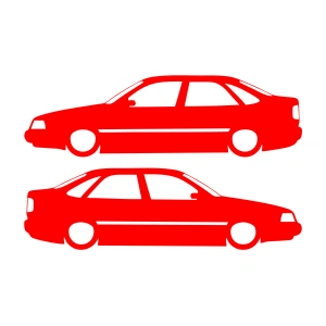 Basık Tempra Sticker 17x17 Cm Kırmızı