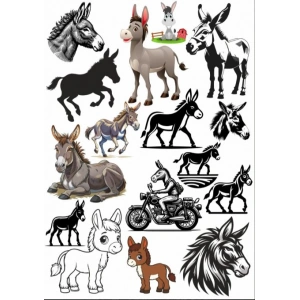 Eşşek Sticker SEt