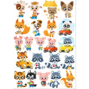 Sevimli Hayvanlar Sticker SEt