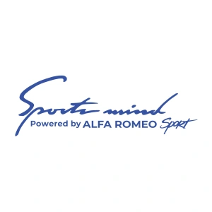 Sports Mind Alfa Romeo Sports Sticker 17x17 Cm Mavi