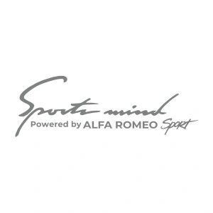 Sports Mind Alfa Romeo Sports Sticker 17x17 Cm Gri
