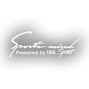 Sports Mind Alfa Romeo 156 Sports Sticker 17x17 Cm Beyaz