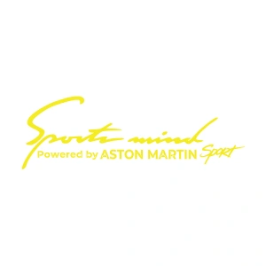 Sports Mind Aston Martini Sports Sticker 17x17 Cm Sarı